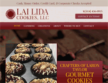 Tablet Screenshot of lailidacookies.com